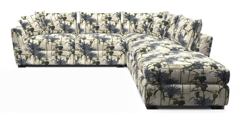 Combi Corner Unit And Footstool LHF