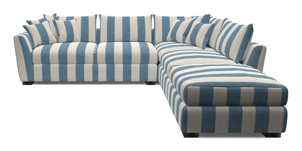 Combi Corner Unit And Footstool LHF