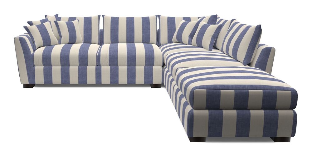 Combi Corner Unit And Footstool LHF