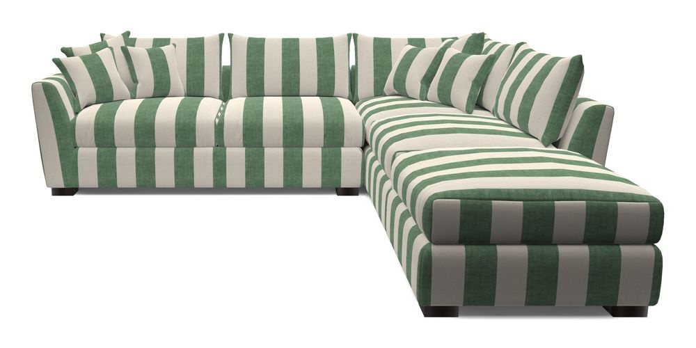 Combi Corner Unit And Footstool LHF