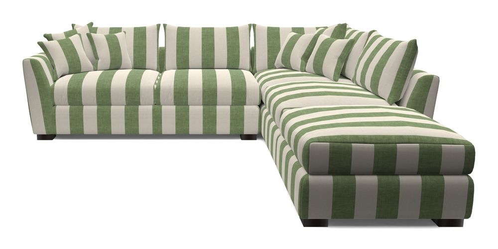 Combi Corner Unit And Footstool LHF