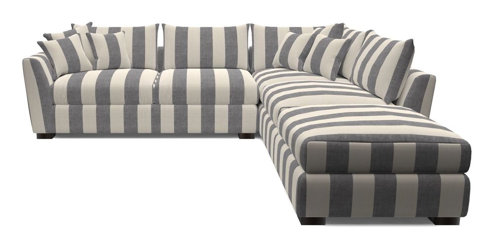 Combi Corner Unit And Footstool LHF