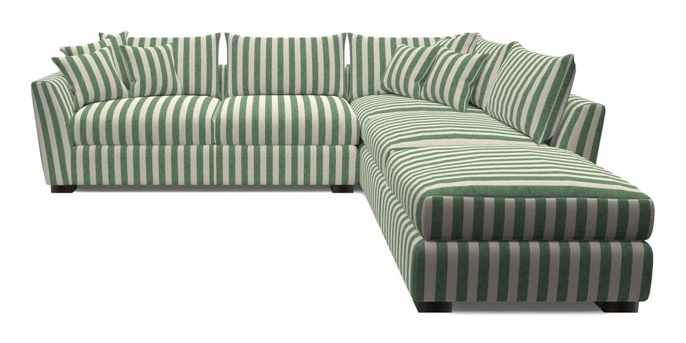 Combi Corner Unit And Footstool LHF