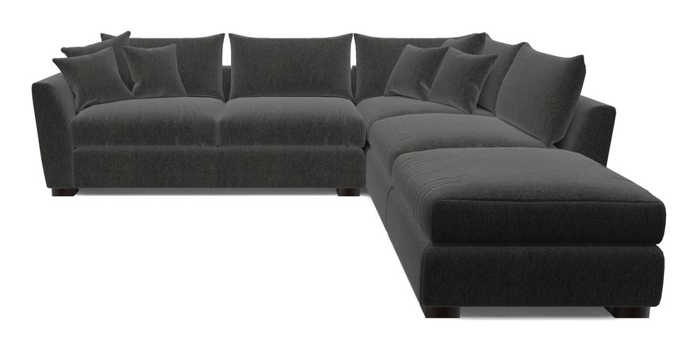 Combi Corner Unit And Footstool LHF