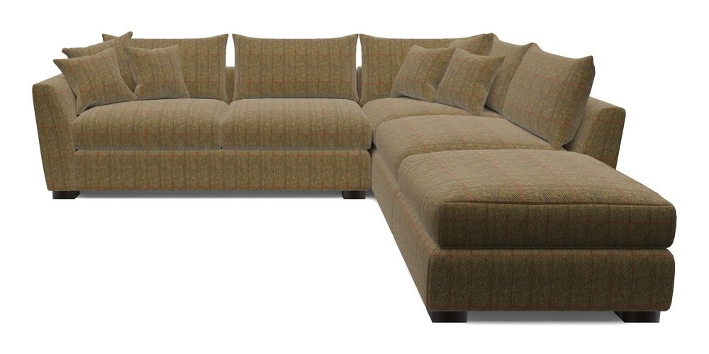 Combi Corner Unit And Footstool LHF