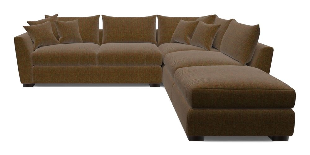 Combi Corner Unit And Footstool LHF