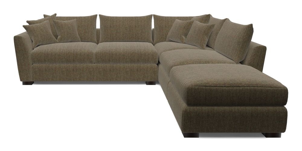 Combi Corner Unit And Footstool LHF