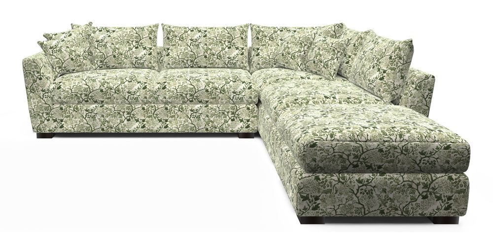 Combi Corner Unit And Footstool LHF