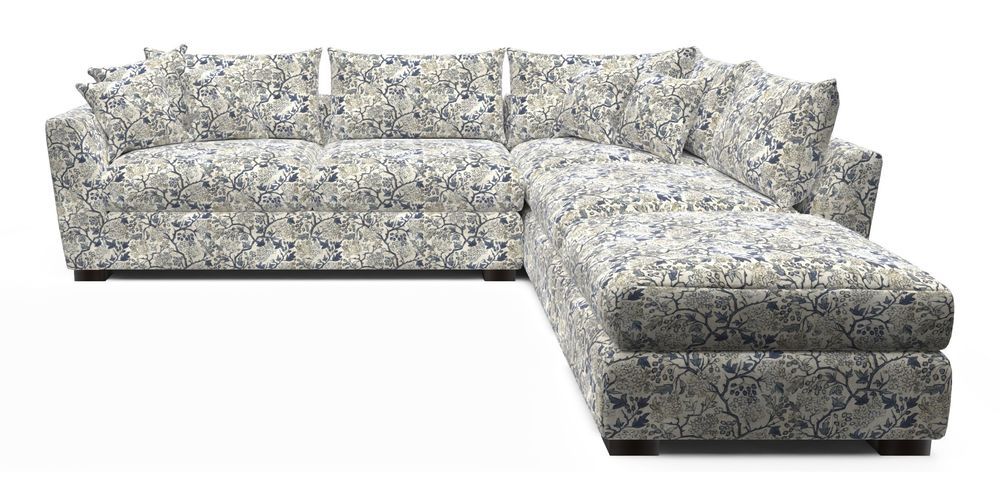 Combi Corner Unit And Footstool LHF