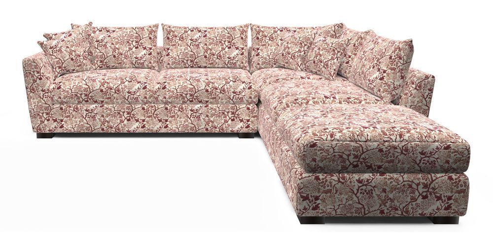 Combi Corner Unit And Footstool LHF