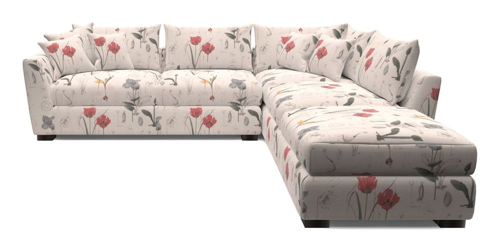 Combi Corner Unit And Footstool LHF