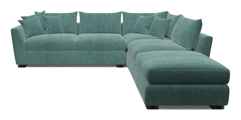 Combi Corner Unit And Footstool LHF