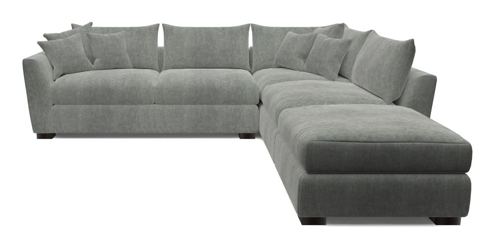 Combi Corner Unit And Footstool LHF