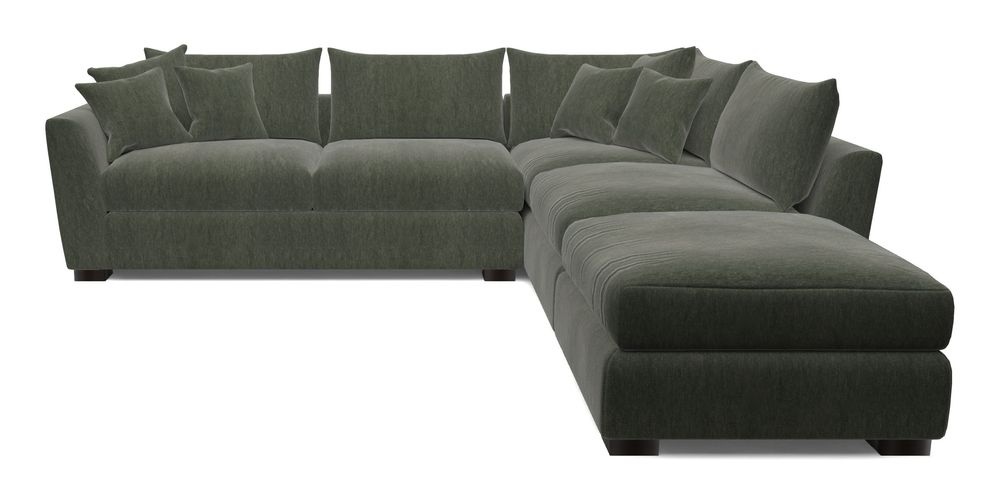 Combi Corner Unit And Footstool LHF