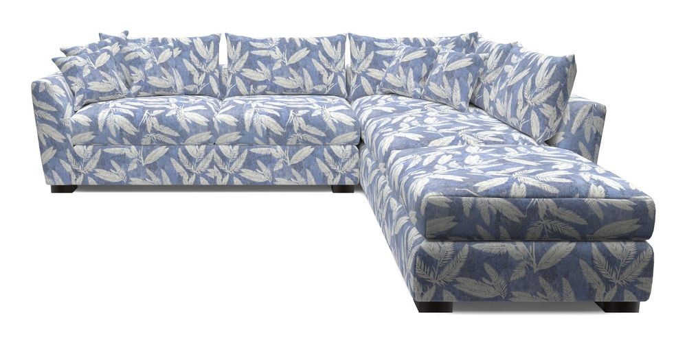 Combi Corner Unit And Footstool LHF