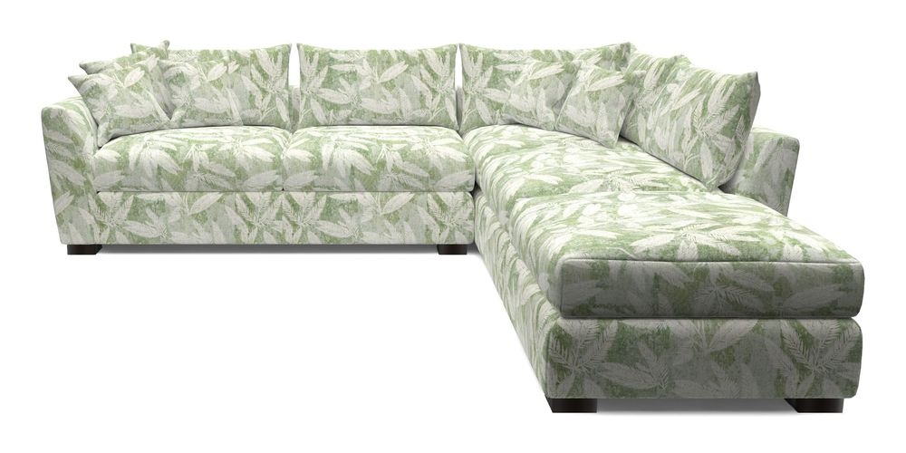 Combi Corner Unit And Footstool LHF