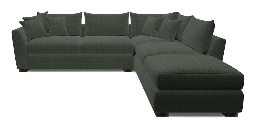 Combi Corner Unit And Footstool LHF