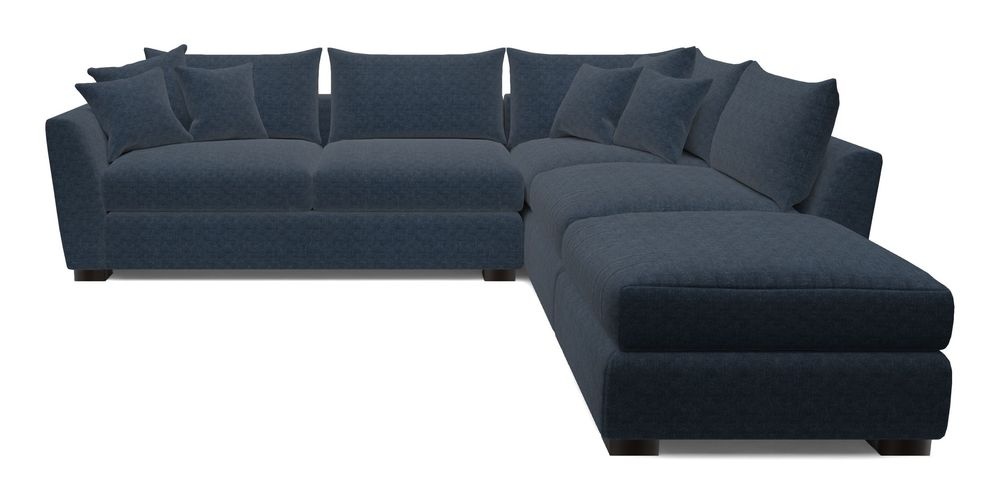 Combi Corner Unit And Footstool LHF