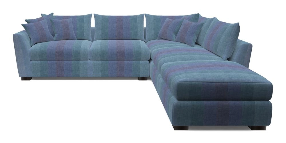 Combi Corner Unit And Footstool LHF