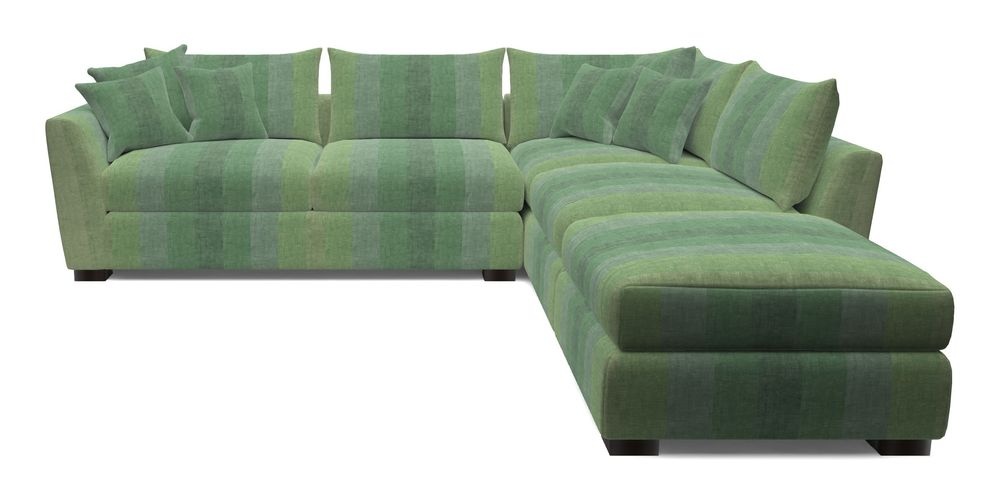 Combi Corner Unit And Footstool LHF