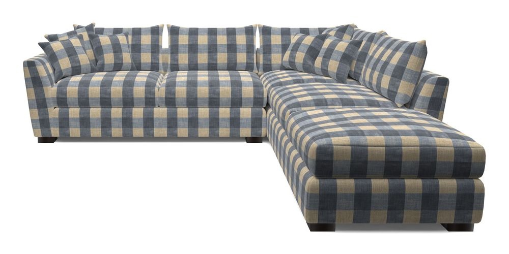 Combi Corner Unit And Footstool LHF