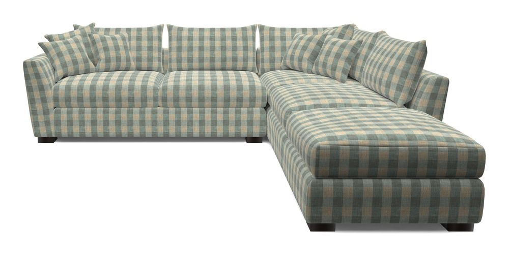 Combi Corner Unit And Footstool LHF