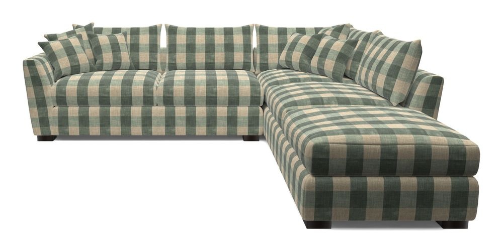 Combi Corner Unit And Footstool LHF