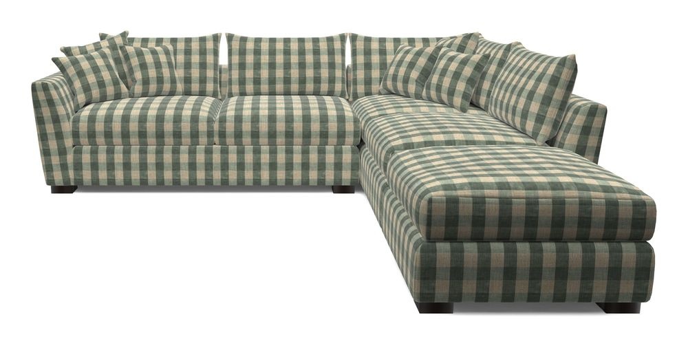 Combi Corner Unit And Footstool LHF