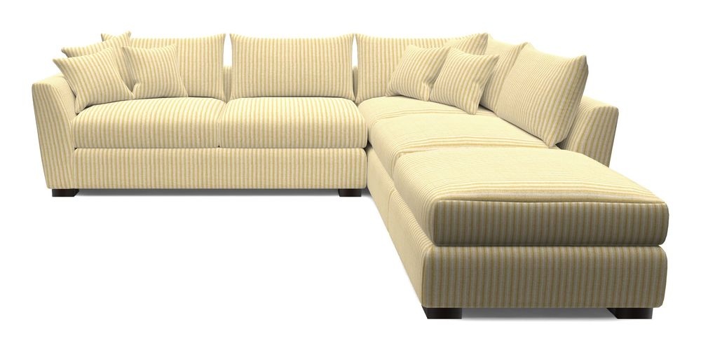 Combi Corner Unit And Footstool LHF