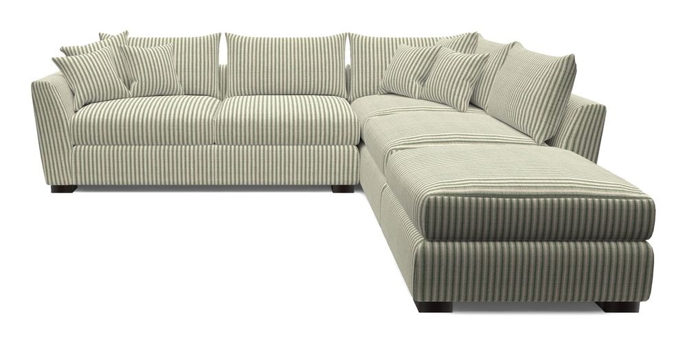 Combi Corner Unit And Footstool LHF