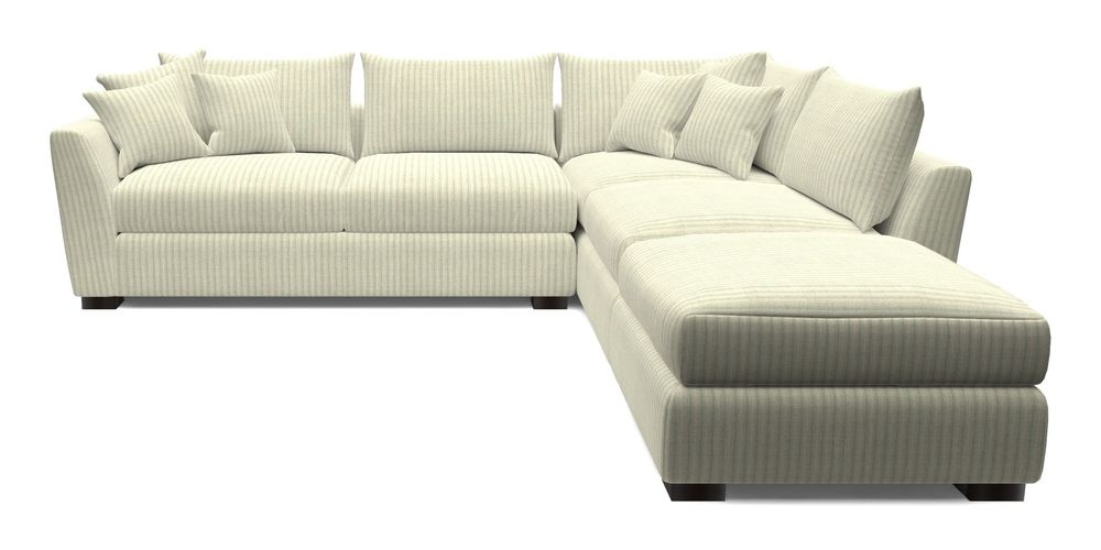 Combi Corner Unit And Footstool LHF