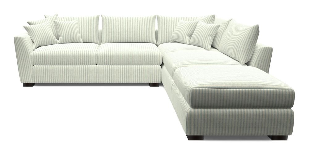 Combi Corner Unit And Footstool LHF