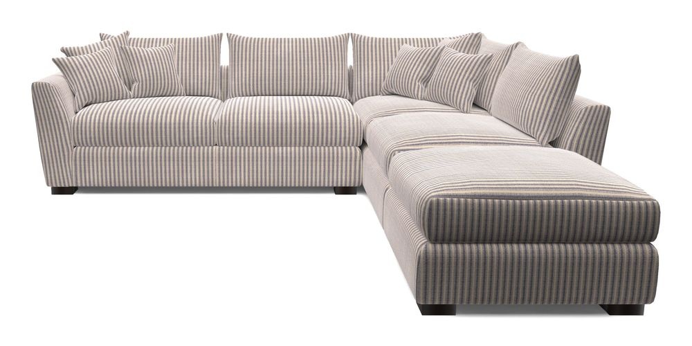 Combi Corner Unit And Footstool LHF