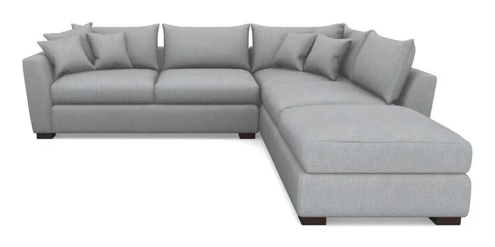 Combi Corner Unit And Footstool LHF