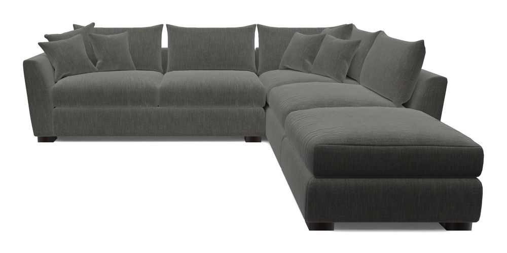 Combi Corner Unit And Footstool LHF