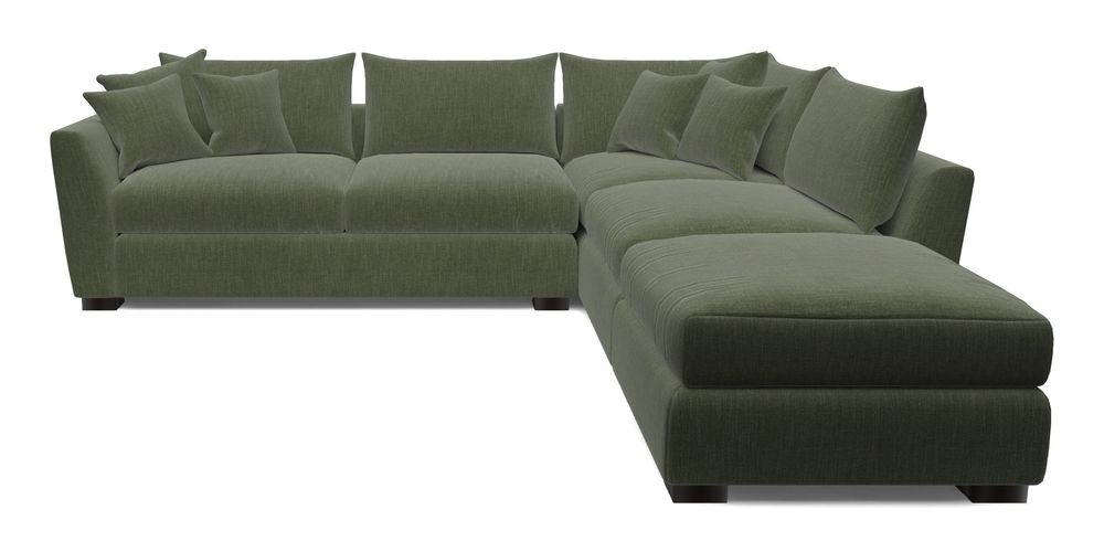 Combi Corner Unit And Footstool LHF