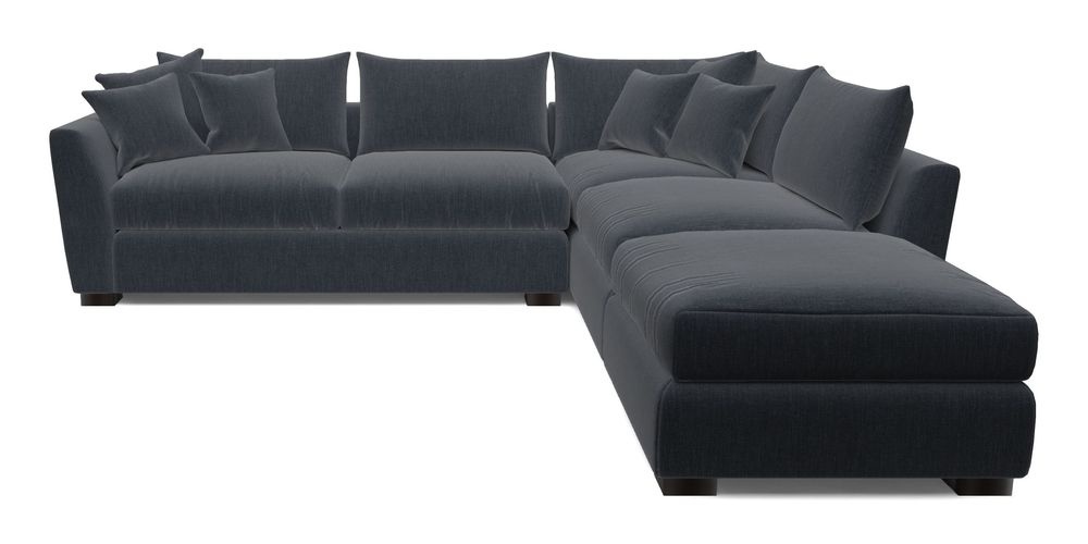 Combi Corner Unit And Footstool LHF