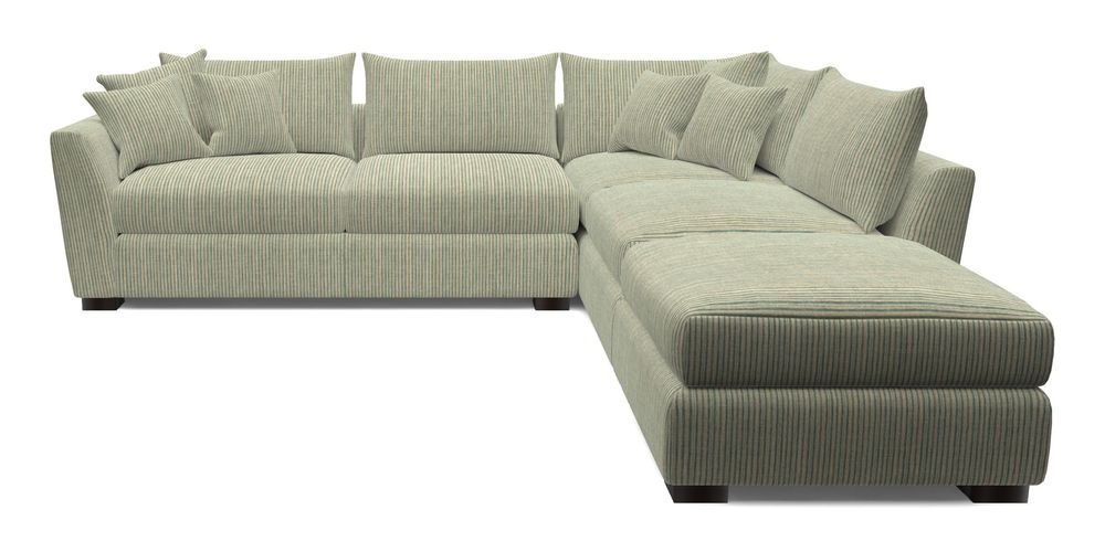 Combi Corner Unit And Footstool LHF