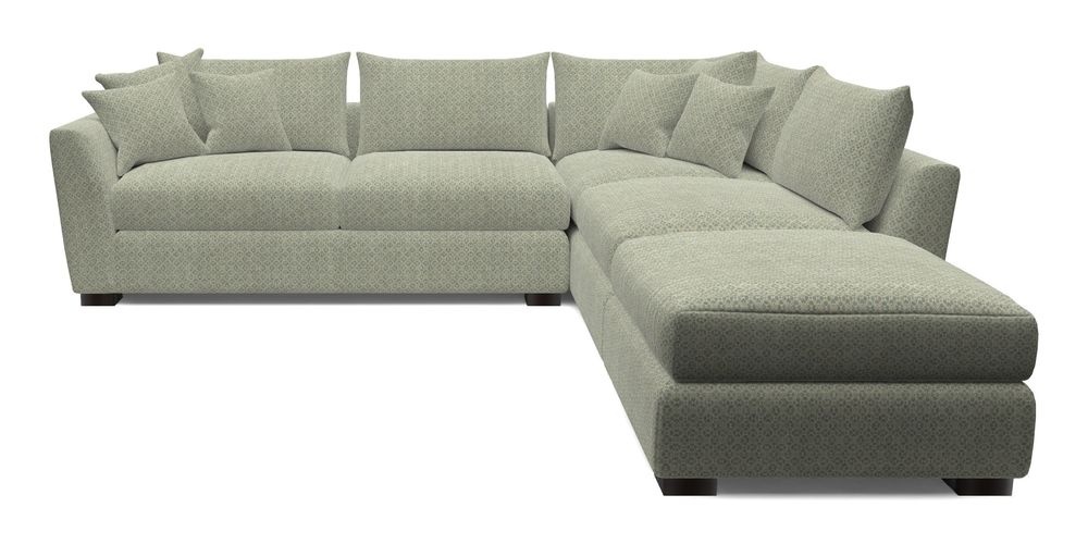 Combi Corner Unit And Footstool LHF