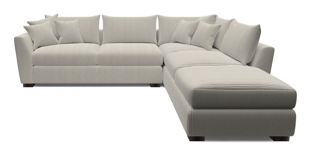 Combi Corner Unit And Footstool LHF