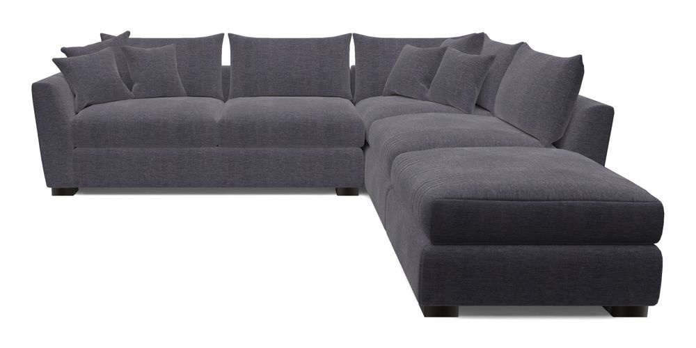 Combi Corner Unit And Footstool LHF