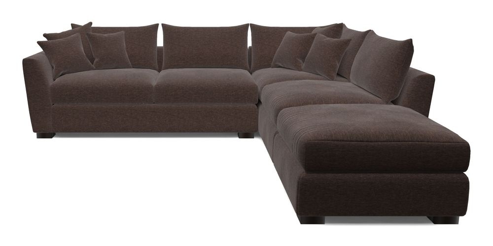 Combi Corner Unit And Footstool LHF