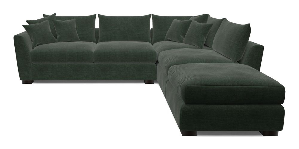 Combi Corner Unit And Footstool LHF