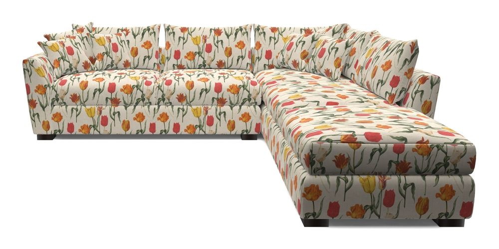 Combi Corner Unit And Footstool LHF