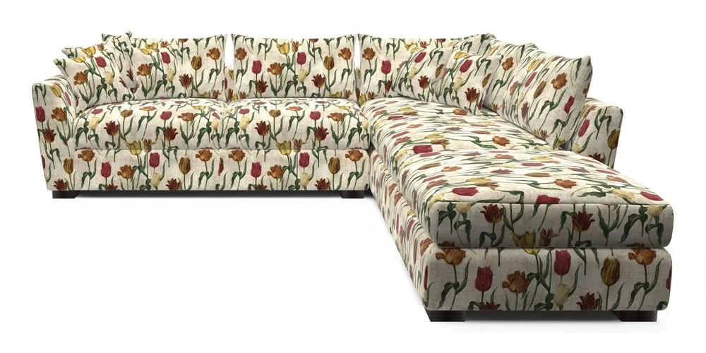 Combi Corner Unit And Footstool LHF
