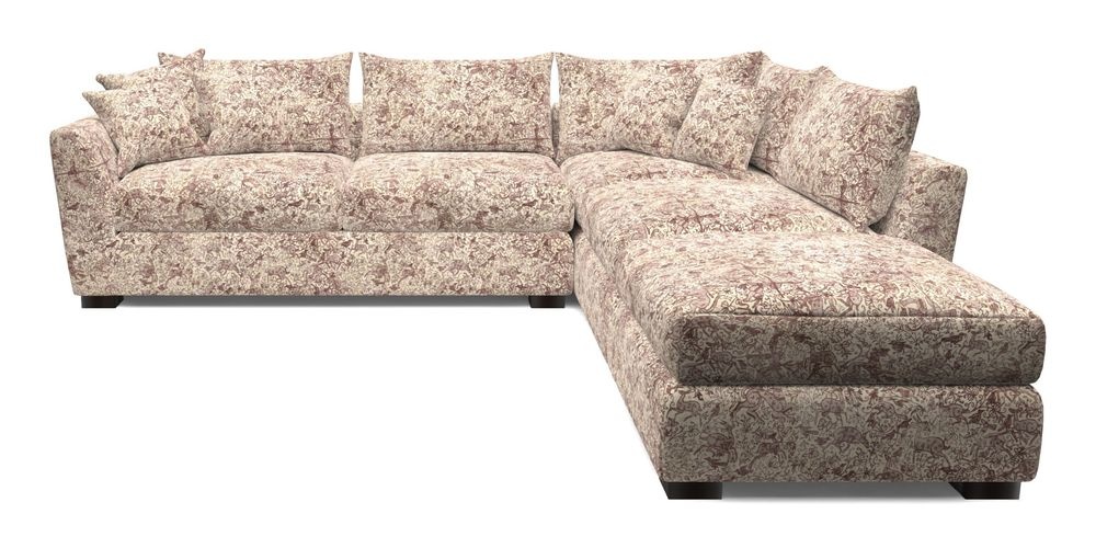 Combi Corner Unit And Footstool LHF