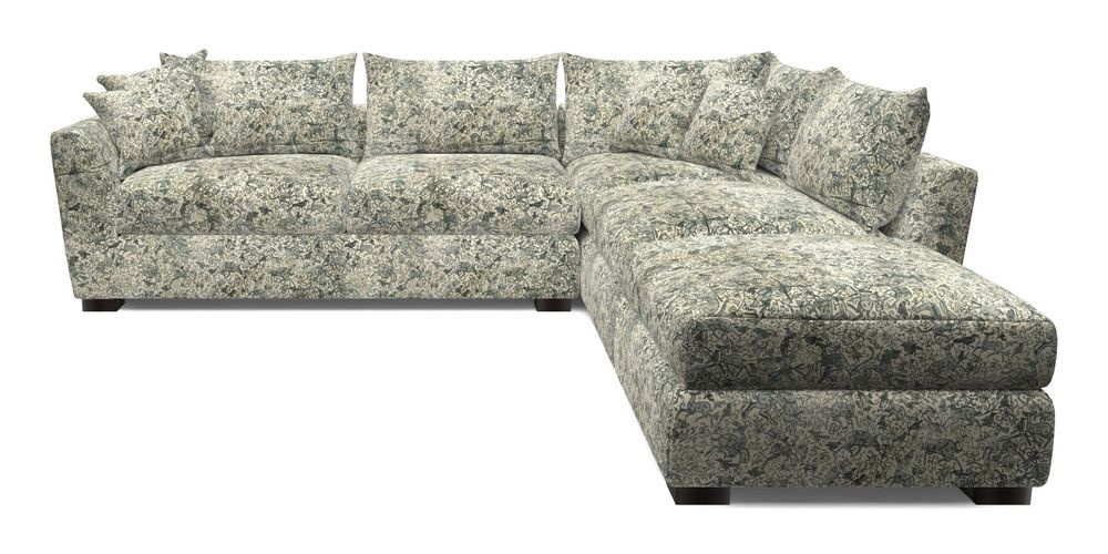 Combi Corner Unit And Footstool LHF