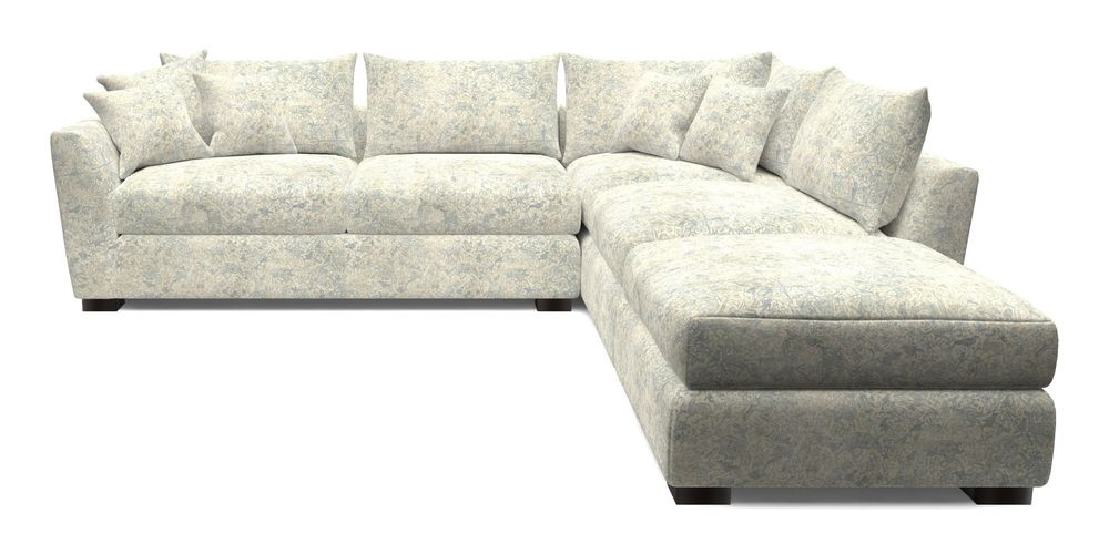 Combi Corner Unit And Footstool LHF