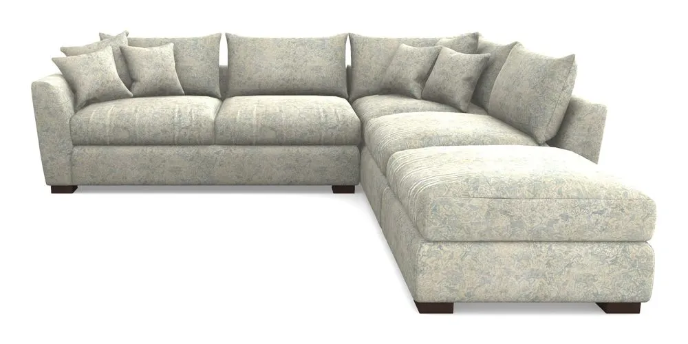 Combi Corner Unit And Footstool LHF