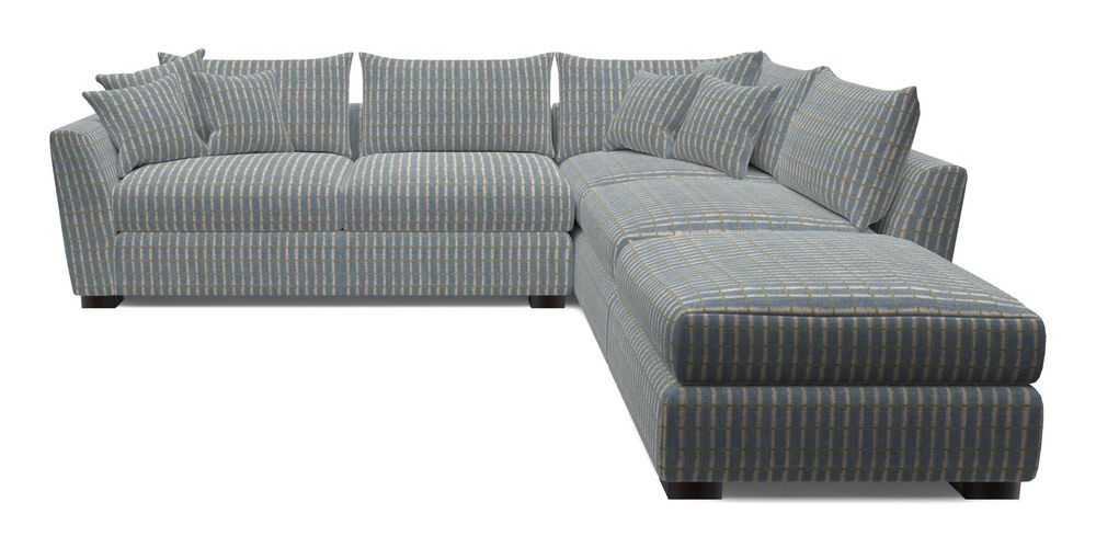 Combi Corner Unit And Footstool LHF